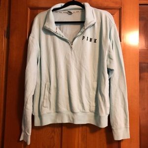 Light blue VS PINK pullover sweatshirt